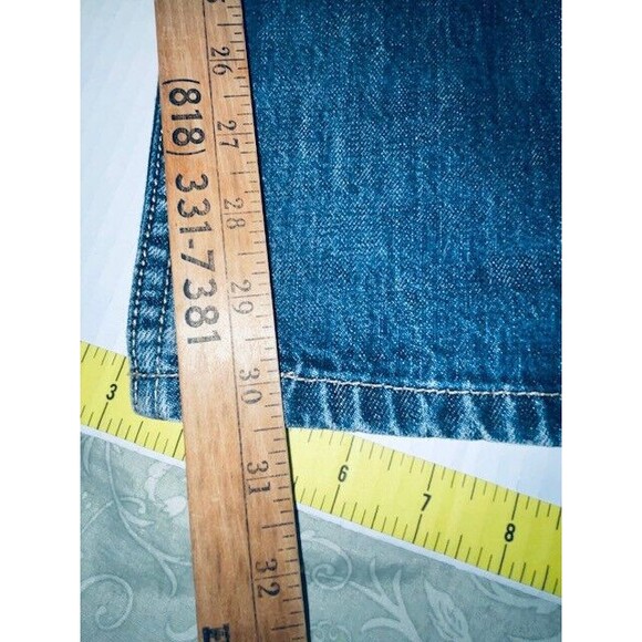 Levis 514 Jeans Mens Redline Selvedge Denim Buckle Back Sz 30x32 Fits 28x30.5 - Picture 16 of 16